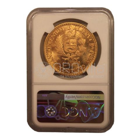 100 Soles In slab FDC MS65 - 400° anniversario zecca di Lima